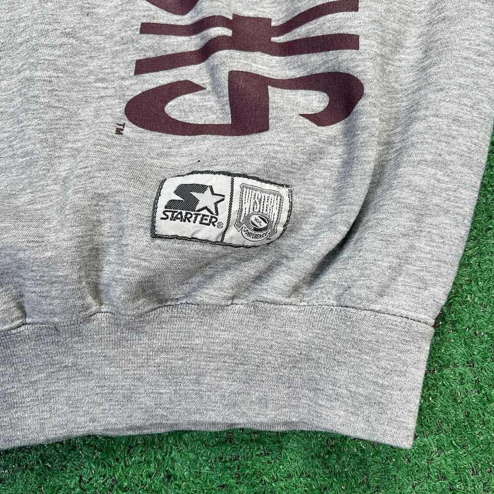 RARE Vintage 1990s Starter NHL Mighty Ducks Pullover Sweatshirt (LARGE) - Picture 4 of 11